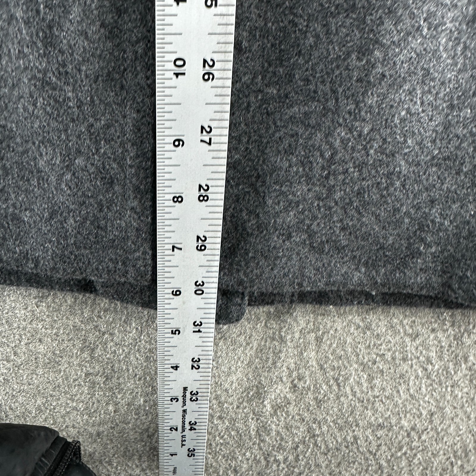 Gap Jacket Womens Small Gray Lined Asymmetrical Z… - image 10