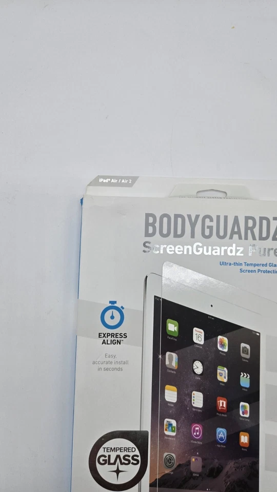 BodyGuardz - Pure Screen Protector for Apple iPad Air 2 - Transparent - Image 3 of 4