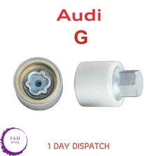 807 LETTER G MASTER LOCKING WHEEL SECURITY BOLT SOCKET ANTI THEFT KEY FOR AUDI
