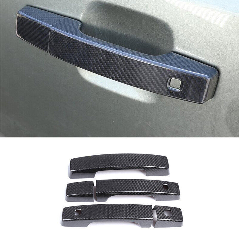 Cover 2020-2023 Outside Door Handle For Land Rover Defender 90 Carbon Fiber