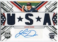 2019 Elite Extra Edition USA Collegiate Material Signatures Black RC GU Auto /99