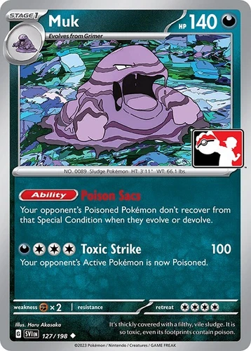 Muk 127/198 Prize Pack Series Cards