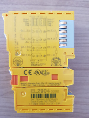 NEU Beckhoff EL2904 EtherCAT-Klemme, 4-Kanal-Digital-Ausgang, 24 V DC, 0,5 A