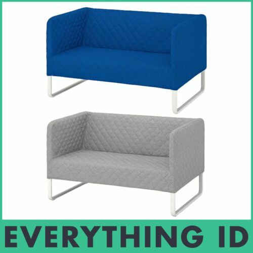 IKEA - GLOSTAD 2-seat sofa, Knisa medium blue | eBay Australia