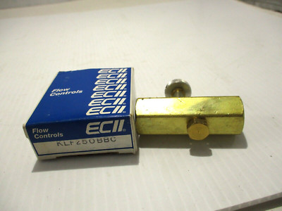 NEW ELON KLF250BBC BRASS FLOW CONTROL VALVE 1/4'' NPT