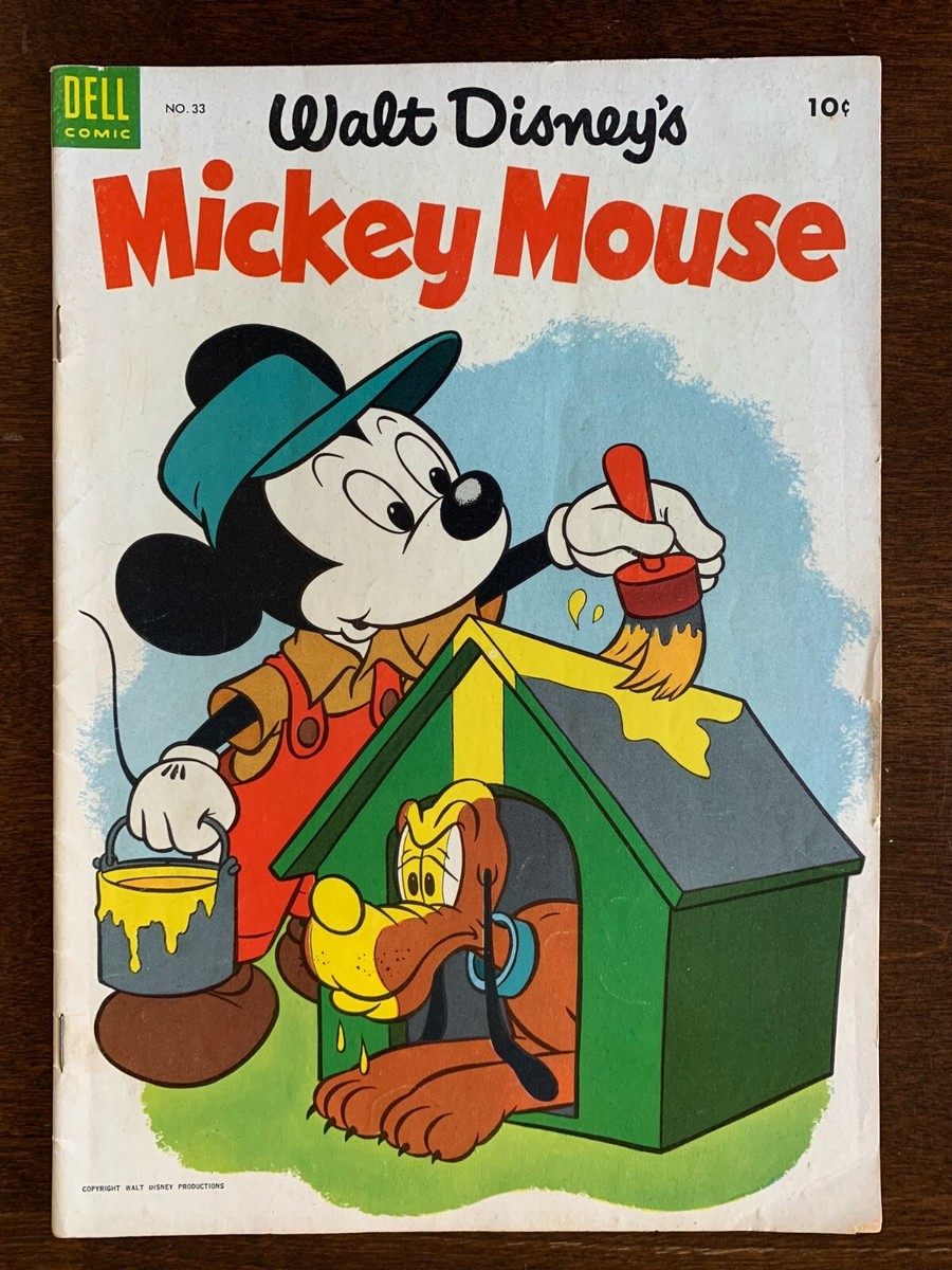 Walt Disney's Mickey Mouse #33 Dell Comics 1954 FN- 5.5 | eBay