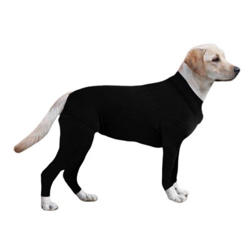 Pet Post Surgery Suit Dog Long Sleeve Bodysuit Jumpsuit Recovery Protecter Suit - Picture 2 of 15
