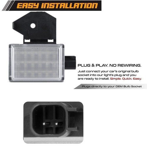 White LED Under Hood Engine Bay Courtesy Light for Mopar Dodge Ram Jeep Chrysler - Picture 7 of 7
