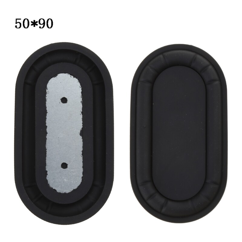 2PCS Oval Bass Diaphragm Rubber Passive Radiator Bass Vibration