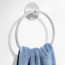 Nickel Brushed Bathroom Towel Ring - SUS304 Stainless Steel Bathroom Towel Rack,