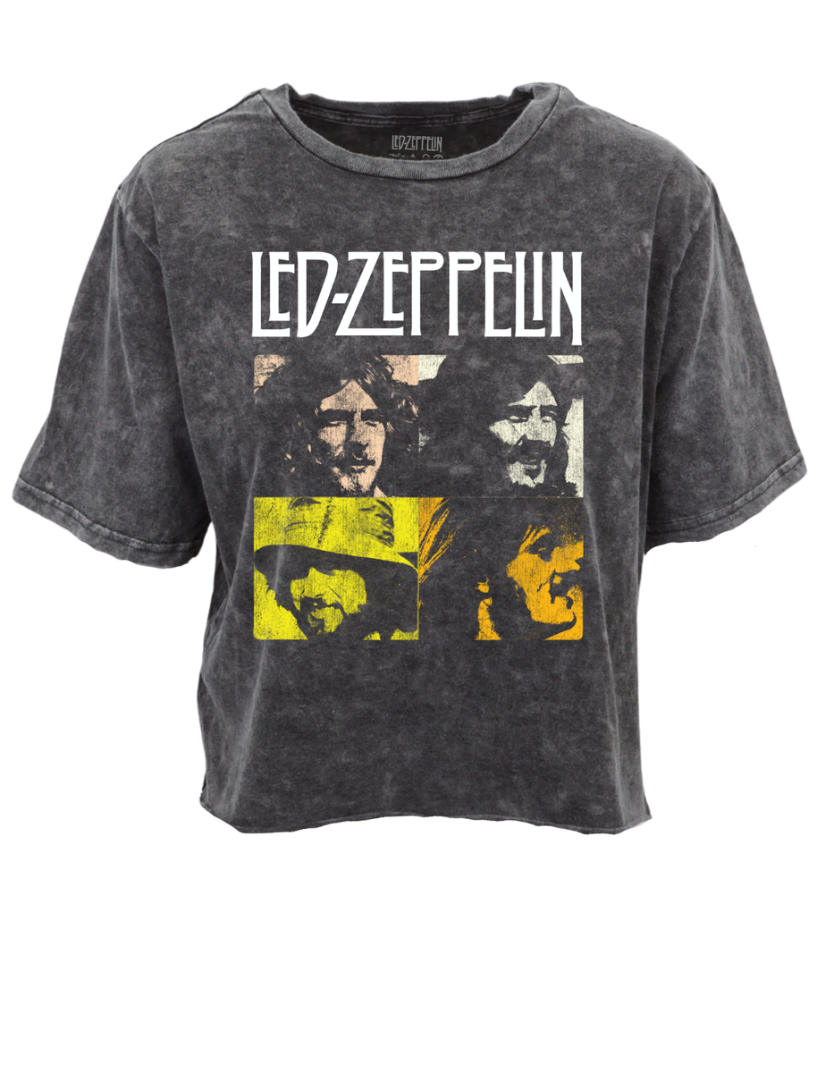 LED ZEPPELIN Tシャツ チャコールグレー 100%コットン Led Zeppelin T-Shirt - The Song Remains the Same, Charcoal