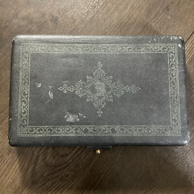 Male Jewelry Box Cufflinks, Tie backs (Damaged)