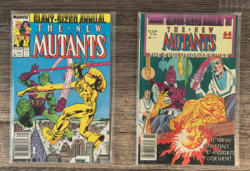 The New Mutants Annual Comic Lot (5) 1987-1991 Near Mint Condition - Picture 2 of 12