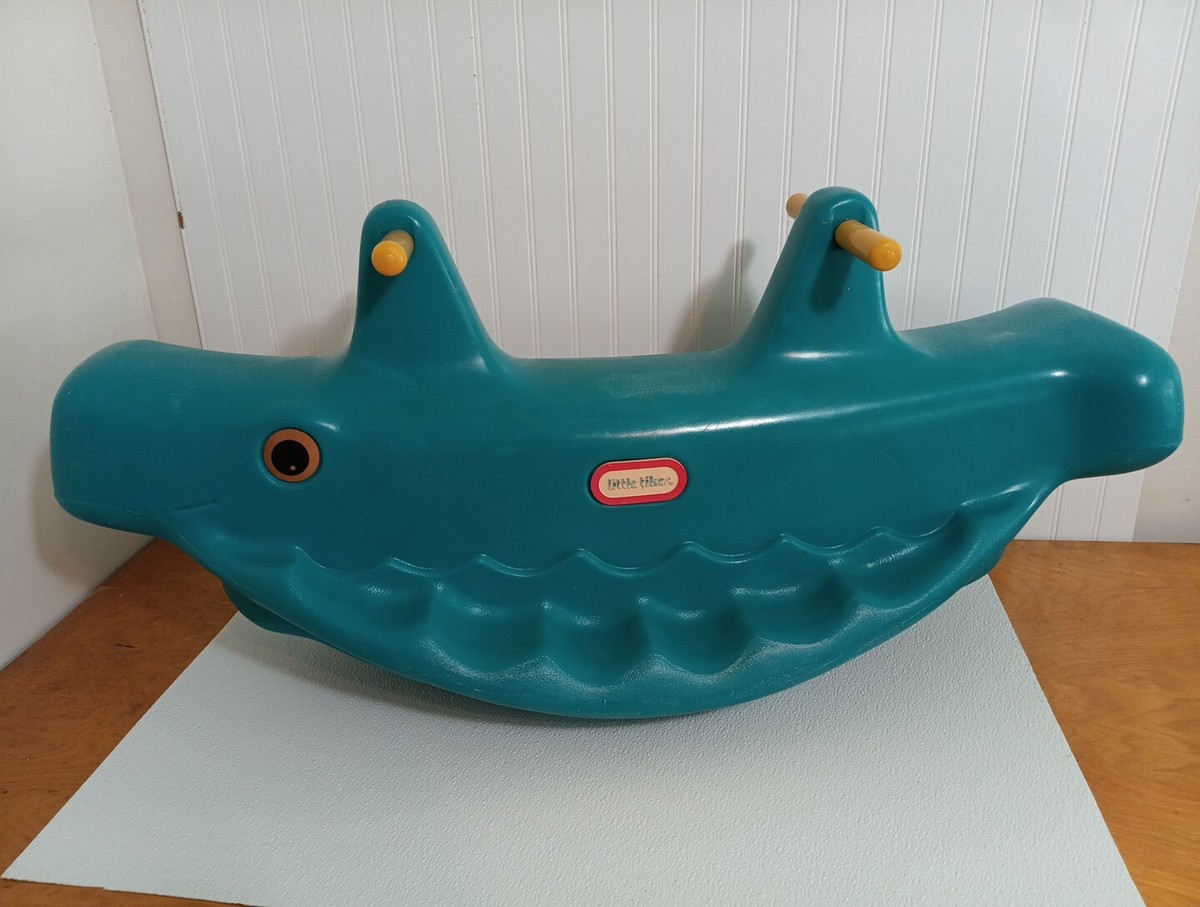 Vintage Little Tikes Whale Teeter Totter Seesaw Ride On Toy For Kids
