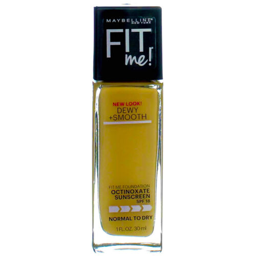 2 Pack Maybelline Fit Me Dewy + Smooth Liquid Foundation, Natural Beige 220, ...