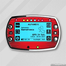 REDSPEED 2021 STYLE GEL STICKER FOR ALFANO 6 LAP TIMER - KARTING