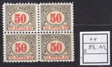 Bośnia - ANK D12 **, LZ 9 1/4 : 10 1/2 - 4-blok
