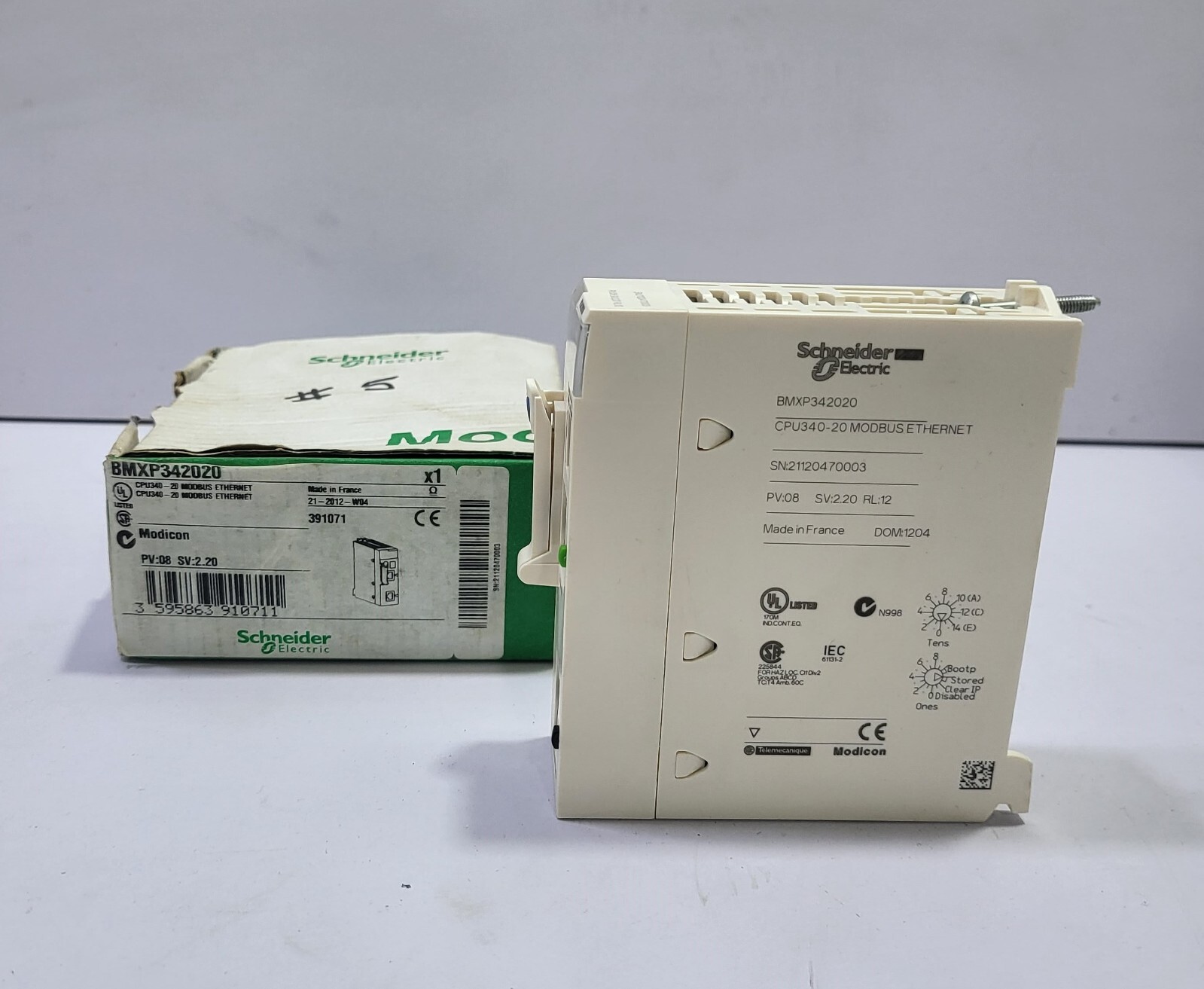 SCHNEIDER BMXP342020 CPU340-20 MODBUS ETHERNET | eBay