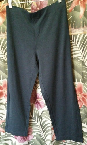Slim Leg Cropped Jersey Knit Pants 