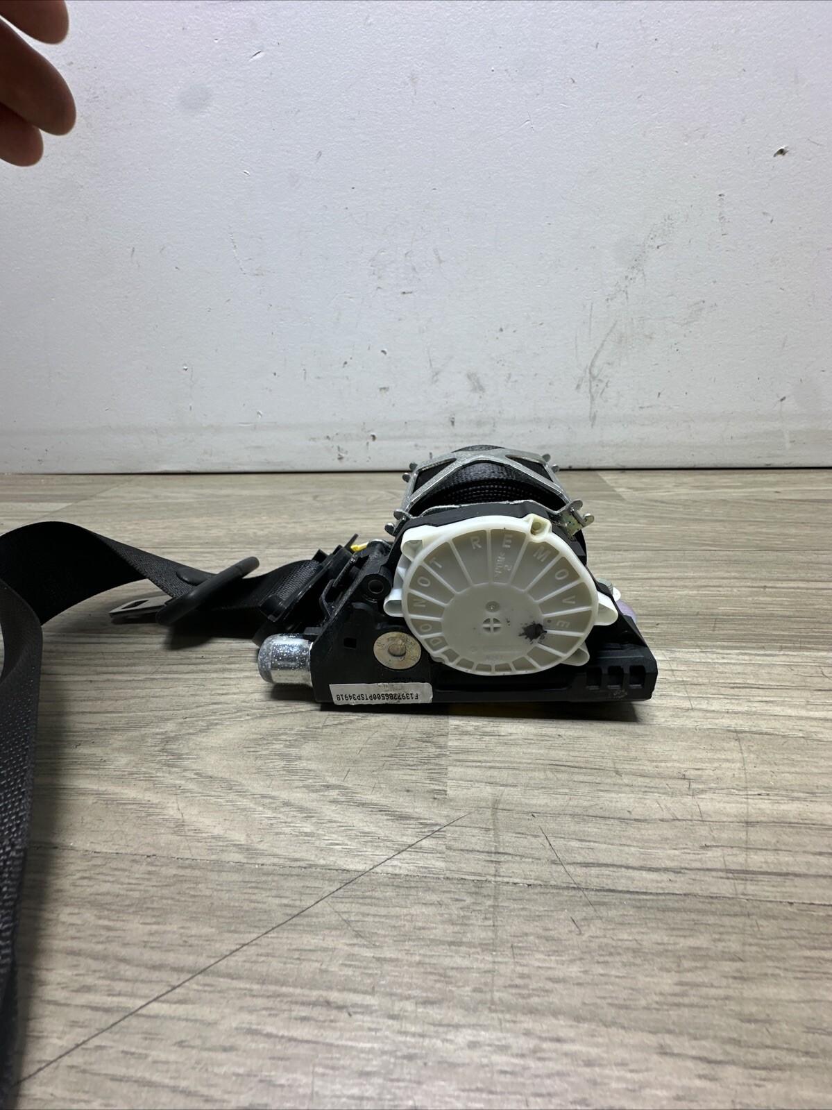 09-13 Maserati Quattroporte M139 Front Right Side Seat Belt Black OEM