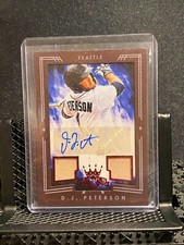 D.J. Peterson 2015 Diamond Kings Dual Jersey Auto #36/49 - Mariners