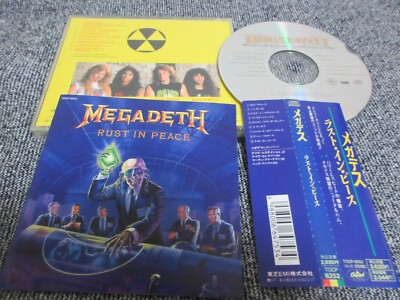 MEGADETH / rust in peace /JAPAN LTD CD OBI TOCP-6252 | eBay