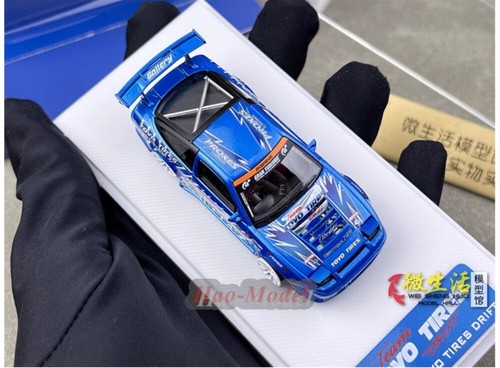 Micro Turbo 1/64 Nissan 180SX TOYO Alloy Diecast Model Car Hobby Ornaments Gifts - Picture 3 of 12