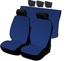 set coprisedili auto Opel Agila B 2007/2014 in cotone blu 100% ita