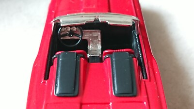 Diecast model cars Ford Thunderbird 1/64 Greenlight Hardtop red foncé 1964