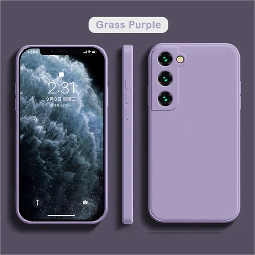 Neu Flüssig Silikon Hülle für Samsung Galaxy S24 S20 S21 S22 S23 Soft Shell Case - Bild 6 von 17