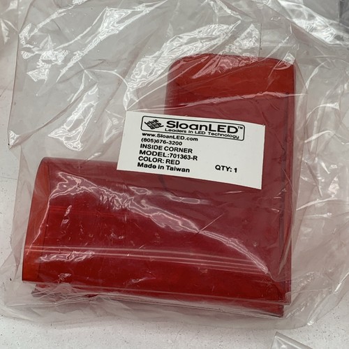 Lot of (12) SloanLED LEDStripe LED Sign Rigid Border Tube Tubing Accessories RED - Picture 4 of 13