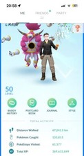 Pokemon Go Level 50 - 23 100iv Legende/Mythos...