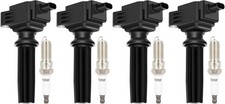 ECCPP UF670  94372 Ignition Coil Pack  Iridium Spark Plugs Set of 4