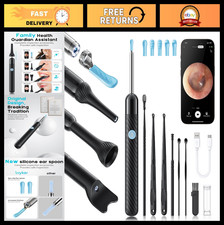 Ear Wax Removal Tool with Camera, 1080P HD, 6 LED Light, Ear/Nose Cleaner, FSA/H