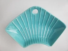 Mid-Century Turquoise Ashtray USA E600 Ceramic Ashtray SEE CONDITION