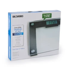 Jobar Talking Scale 15" L x 12" x 1" H Platform, 550 lb Weight Capacity