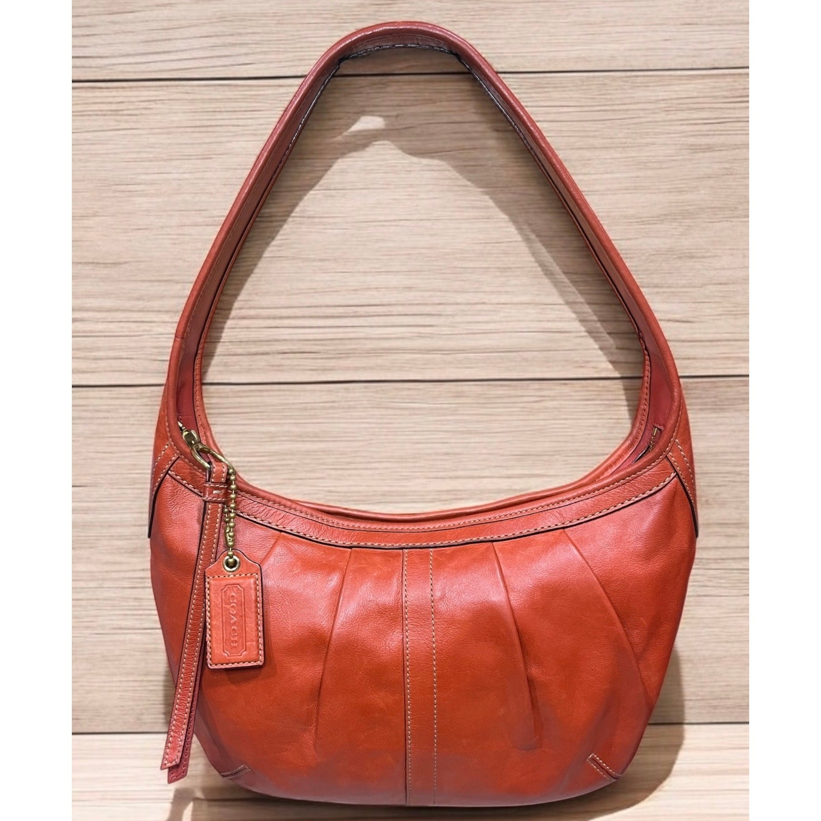 Y2K Coach 12235 Ergo Pleated Hobo Bag - Gem