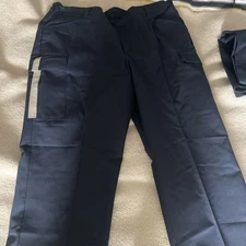 Red Kap Pants Womens 24 Blue Work Slacks  hemmed 30 inches long nwt