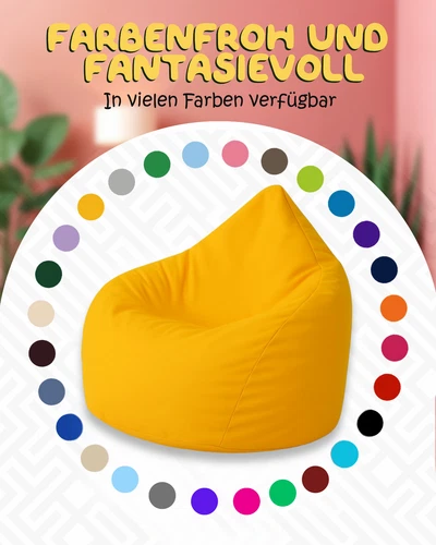 PatchHome Sitzsack XL- Jumbo Sitzkissen Bodenkissen Kinder und Erwachsene - Bild 116 von 203