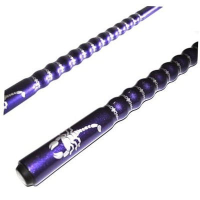 58'' Pool Cue Stick,13mm 2-Piece Maple Hardwood Ergonomic Design Purple 19oz