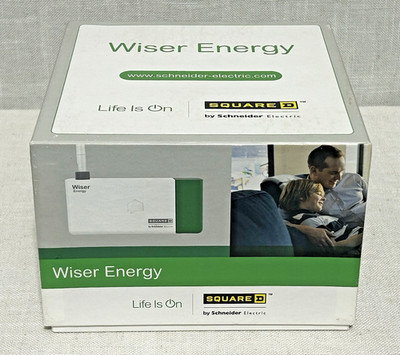 Square D Wiser Energy Smart Home Monitor WISEREM Model WM3 - BRAND NEW OPEN BOX
