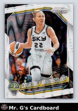 2025 Panini Prizm WNBA White Seismic Prizm Courtney Vandersloot #124 EX