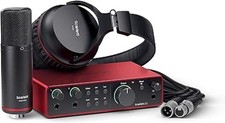 Focusrite Scarlett 2i2 Studio 4th Gen USB Audio Interface Bundle for Songwriter