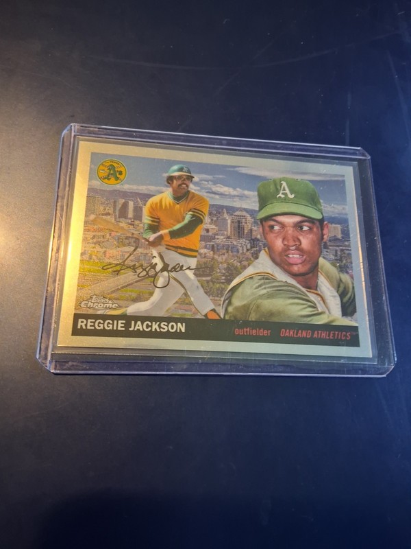 2025 Topps Platinum Anniversary Reggie Jackson City Variation SSP Oakland A's