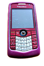 BlackBerry Pearl 8110 Burgundy Cell Phone Not Working For Parts