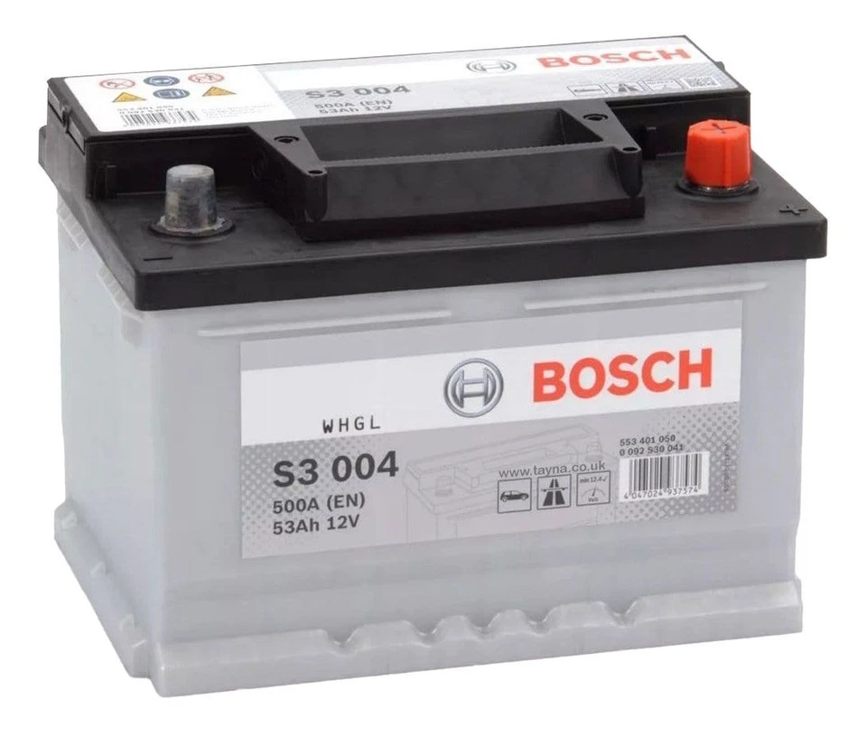 Battery fits FORD ESCORT Bosch 065 500A 53Ah 3Yr Warranty 242x175x175 - Image 4 of 4