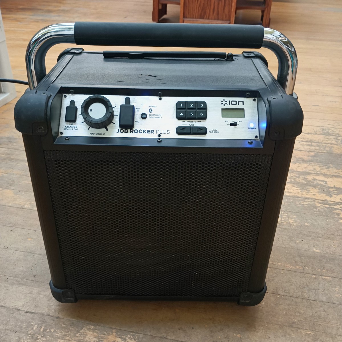 ION Job Rocker Plus Portable Heavy Duty Bluetooth Speaker System