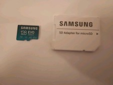 Samsung Evo Select 128gb MicroSD Card, Memory Card SD Card Adaptor - MB-ME128SA