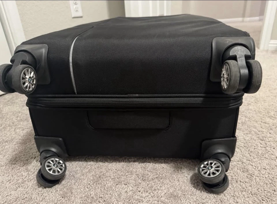 Подлинный дорожный чемодан BMW серии 2800 черный 26 дюймов б/у - Изображение 4 из 4