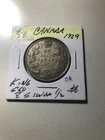1929 Canada  Silver Half  Dollar
